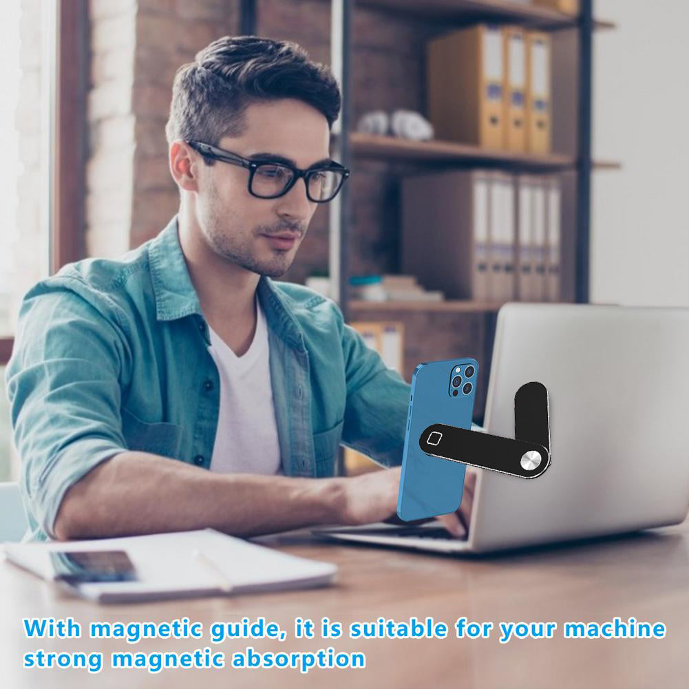 SYNCSTACK MAGNETIC LAPTOP PHONE MOUNT - Dual-Screen & Desk Booster for Productivity