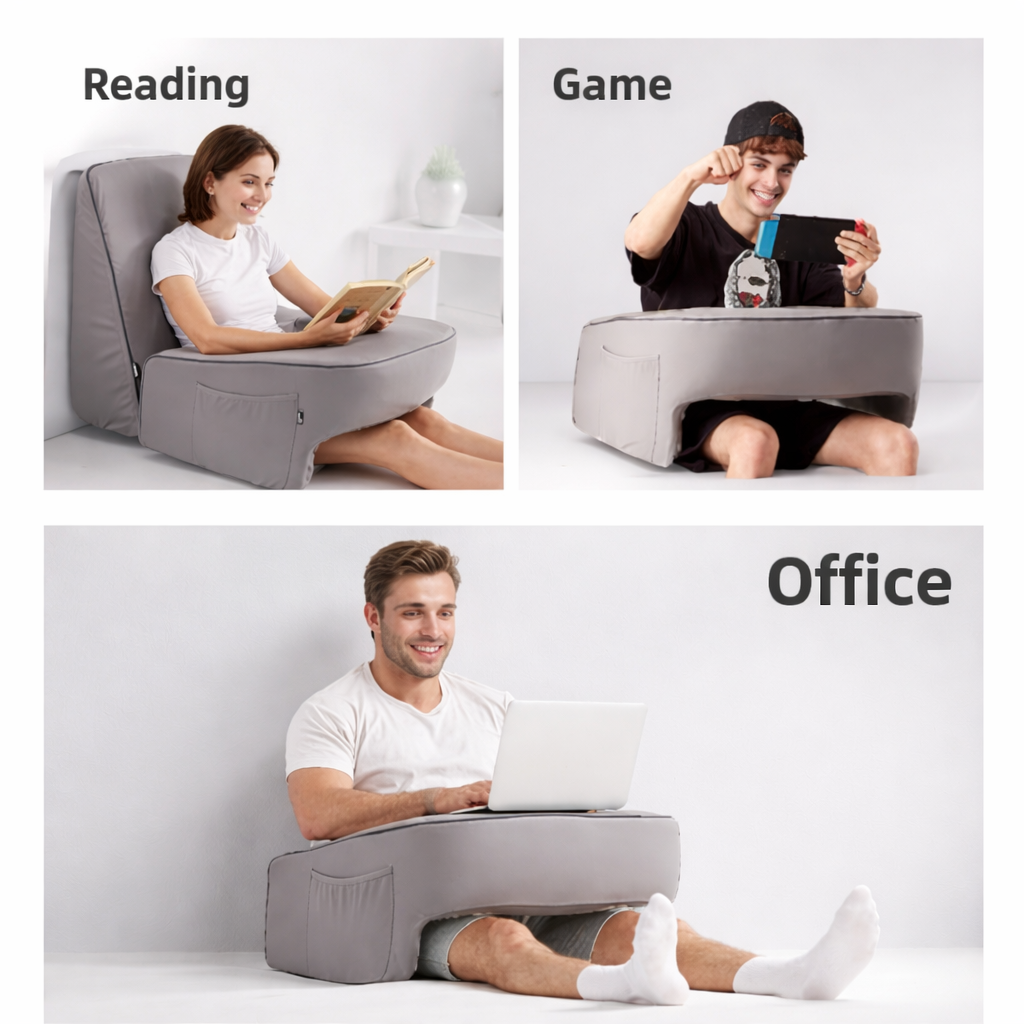 CLOUDLAP - Premium Portable Ergonomic Workstation - Memory Foam Arm Support for Work, Gaming, Reading & Relaxing with Your Pet