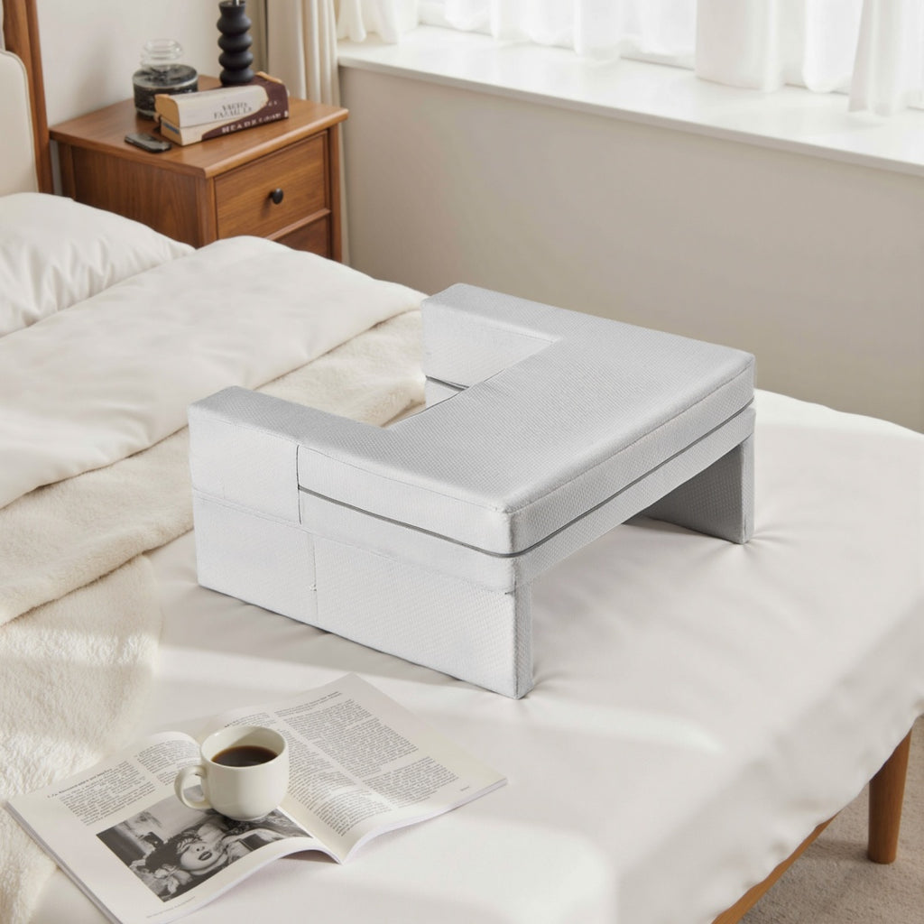 CLOUDLAP - Premium Portable Ergonomic Workstation - Memory Foam Arm Support for Work, Gaming, Reading & Relaxing with Your Pet